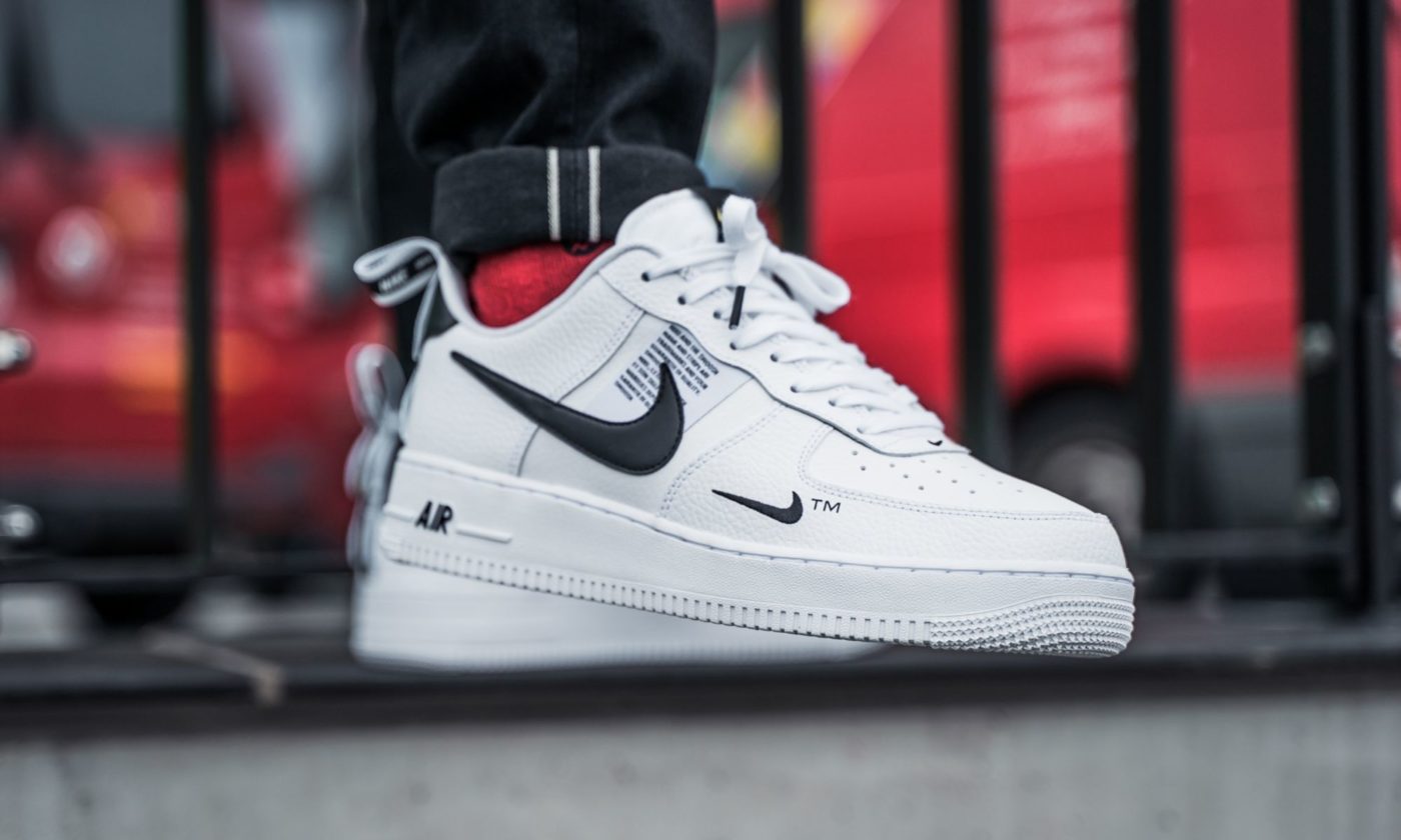 Nike air force store 1 utility low weiß